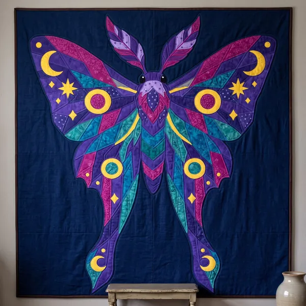 Amethyst Moth quilt pattern