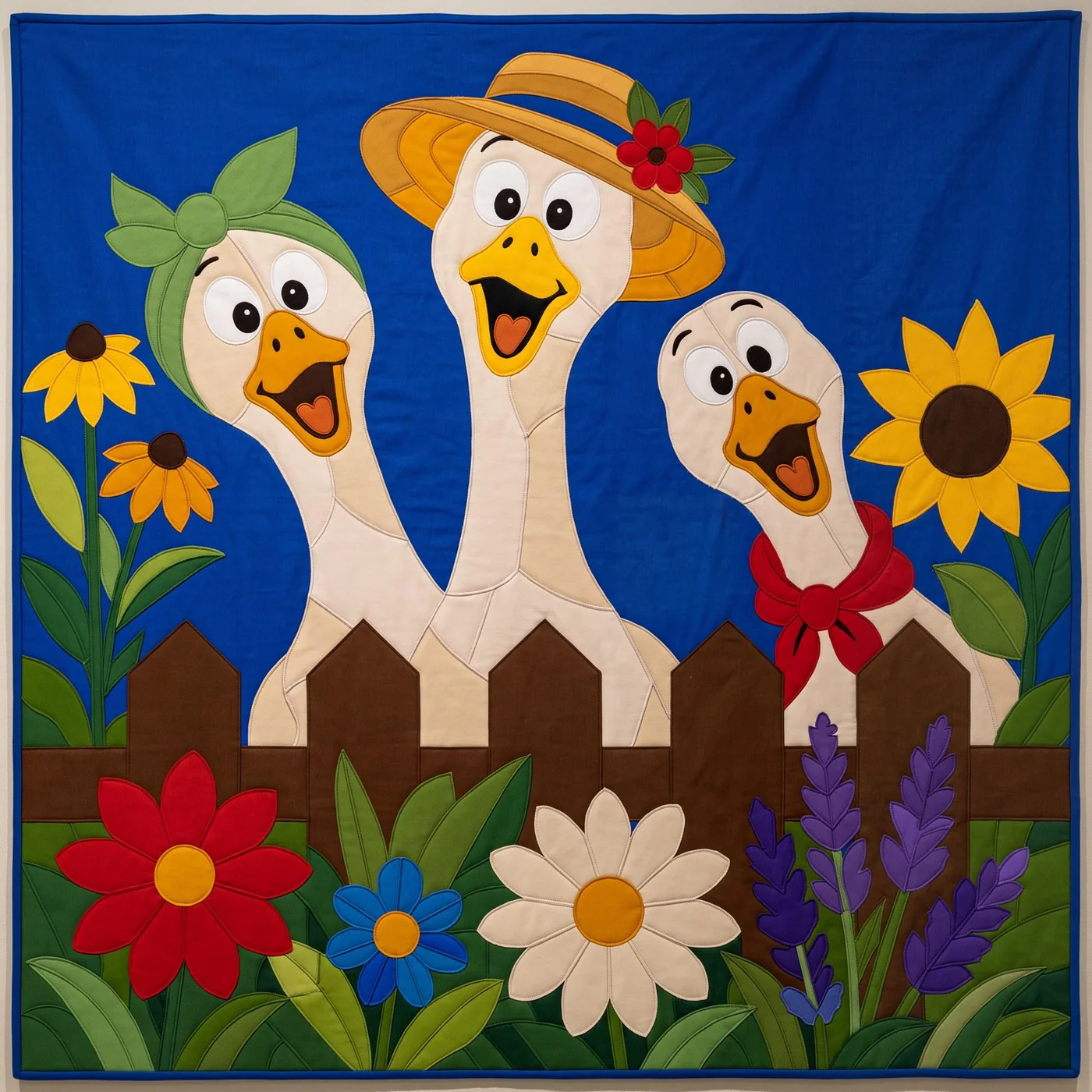 Funny Geese quilt pattern