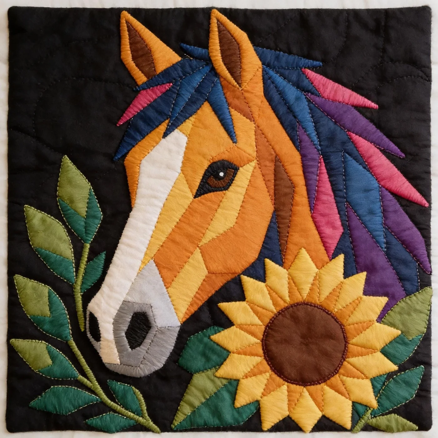 Horse quilt pattern