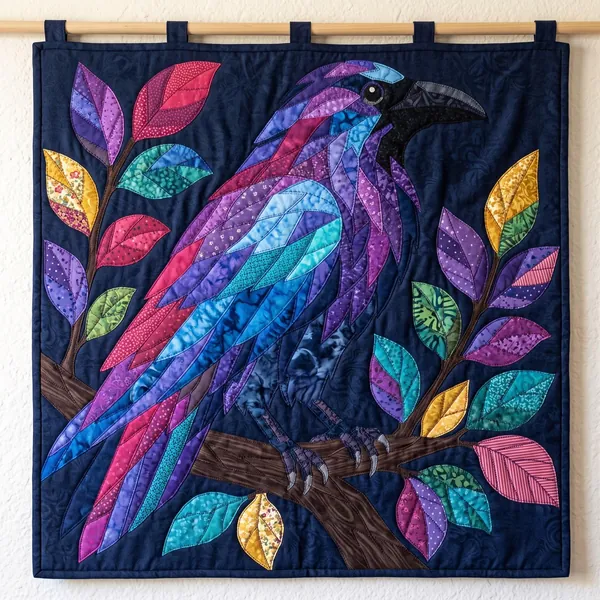 Raven quilt pattern